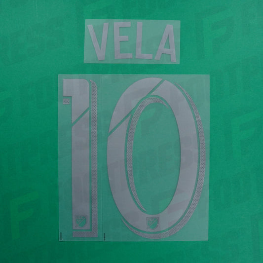 Flocage Officiel - Los Angeles FC, Vela, 2015/2020, Argenté