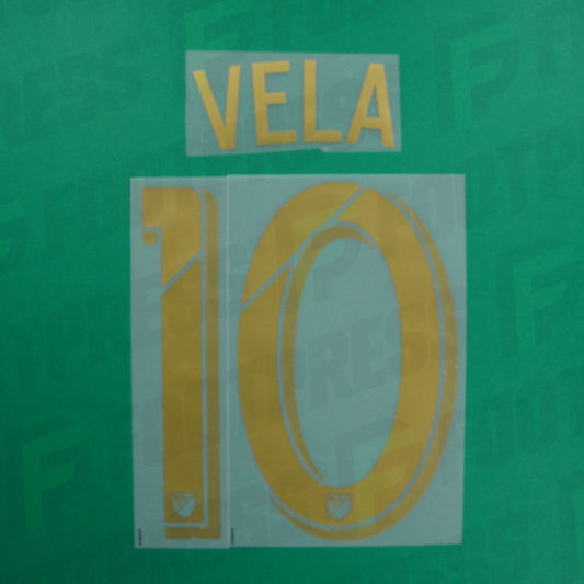 Flocage Officiel - Los Angeles FC, Vela, 2015/2020, Home, Doré