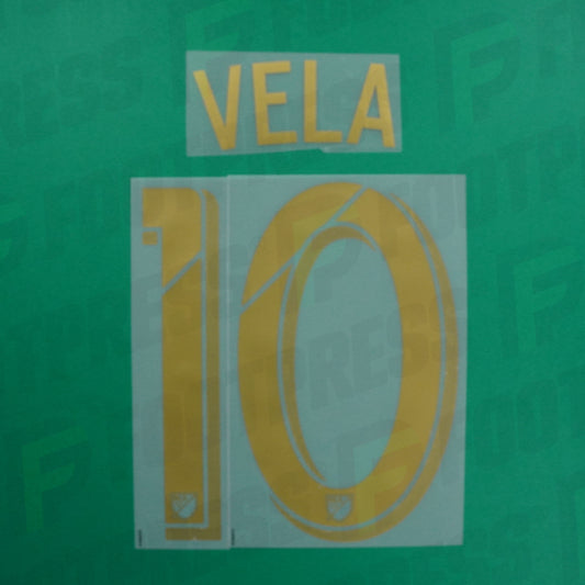 Flocage Officiel - Los Angeles FC, Vela, 2015/2020, Home, Doré