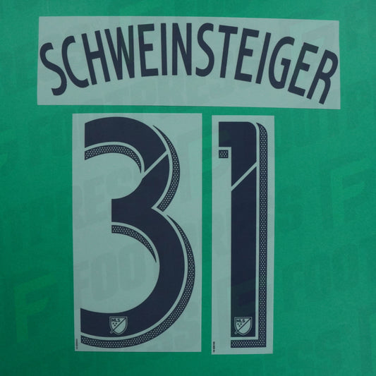 Flocage Officiel - Chicago Fire, Schweinsteiger, 2015/2020, Home, Bleu foncé