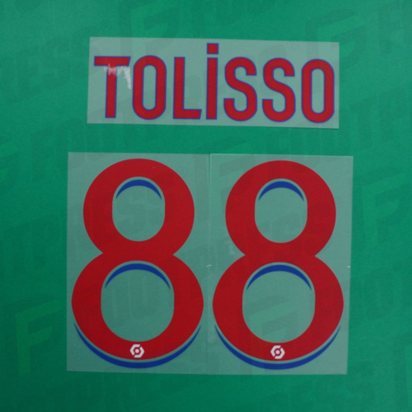 Flocage Officiel - Olympique Lyonnais, Tolisso, 2022/2023, Home, Rouge