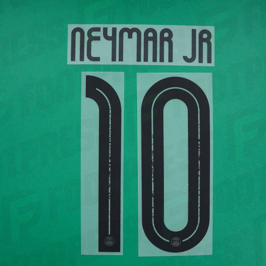 Flocage Officiel - Neymar JR, Paris Saint-Germain, 2022/2023, Away LDC, Noir