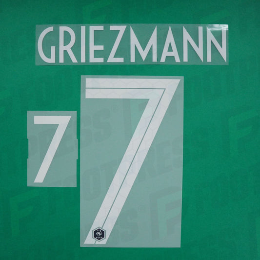 Flocado oficial - Francia 2 estrellas, Griezmann, WC 2018, Local, Blanco,