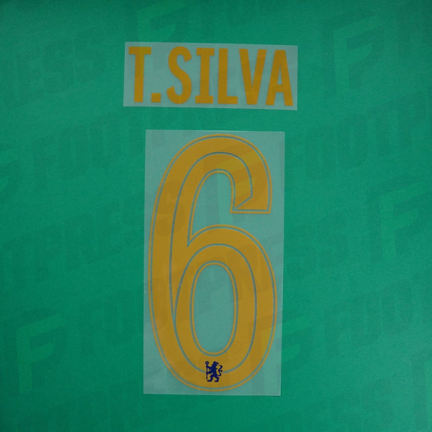 Flocage officiel - Chelsea, Thiago Silva, 2023/2024, Home Europe, Doré