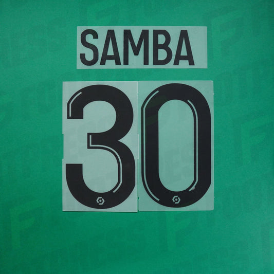 Flocage Officiel - RC Lens, Samba, 2023/2024, Gardien, Noir