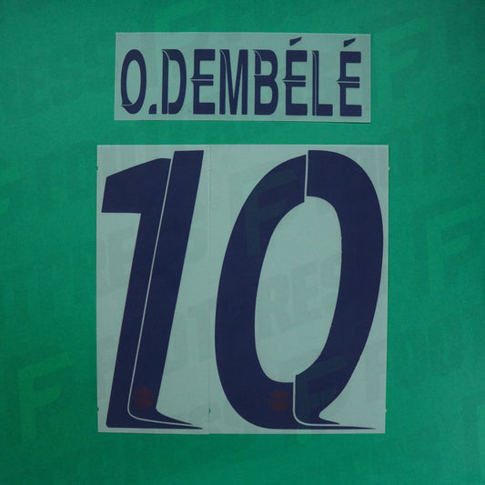Flocage Officiel - Paris Saint-Germain, Dembélé, 2023/2024, Away LDC, Bleu/Rouge