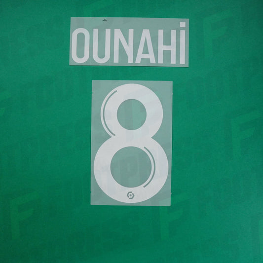 Flocage Officiel - Olympique de Marseille, Ounahi, 2023/2024, Away, Blanc