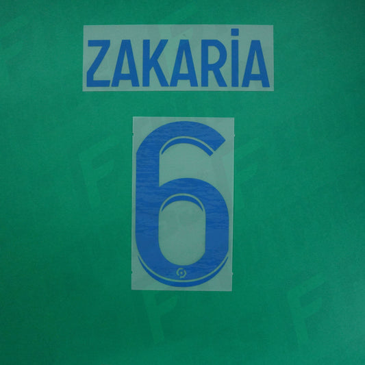 Flocage Officiel - AS Monaco, Zakaria, 2023/2024, Third, Bleu