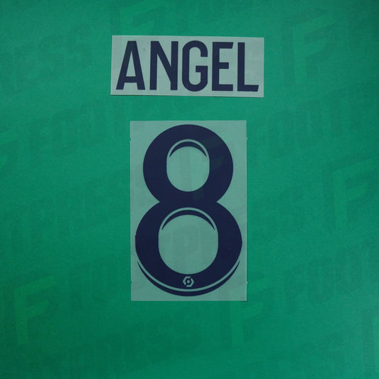 Flocage Officiel - Lille OSC, Angel Gomes, 2023/2024, Away, Bleu Foncé