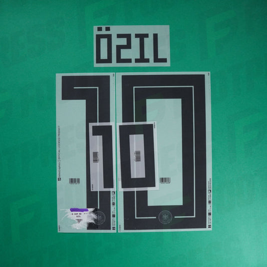 Official Nameset - Germany, Ozil, WC 2018, Home
