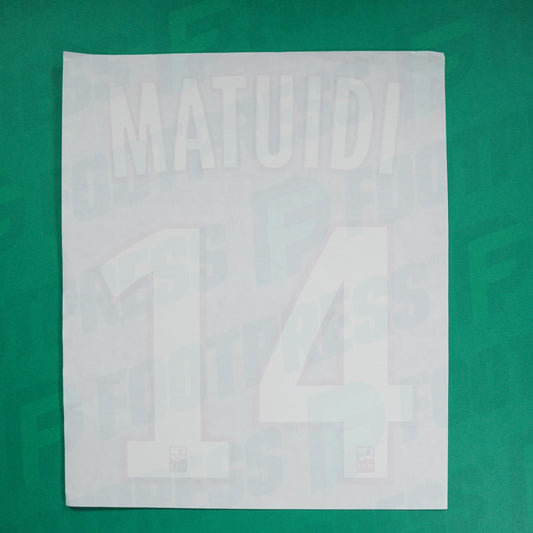 Flocage Officiel - Paris Saint-Germain, Matuidi, 2013/2014, Home, Blanc/Rouge