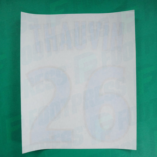 Flocage Officiel - Olympique de Marseille, Thauvin, 2016/2017, Home, Bleu/Doré