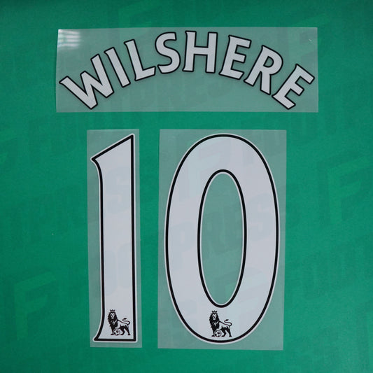 Flocage Officiel - Arsenal, Wilshere, 2013/2019, Home, Blanc