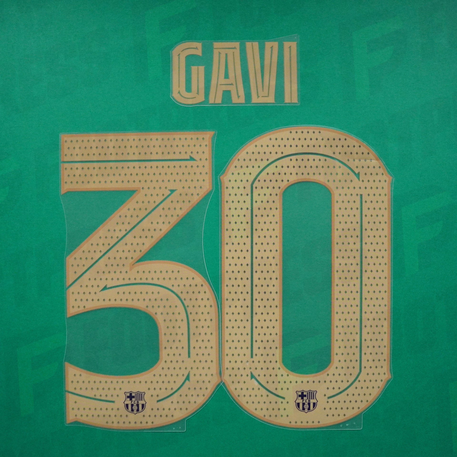 FLOCAGE OFFICIEL GAVI N°6 liga FC Barcelone 24/25 Away