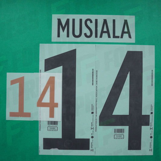 Flocage Officiel - Allemagne, Musiala, 2022, Home, Noir