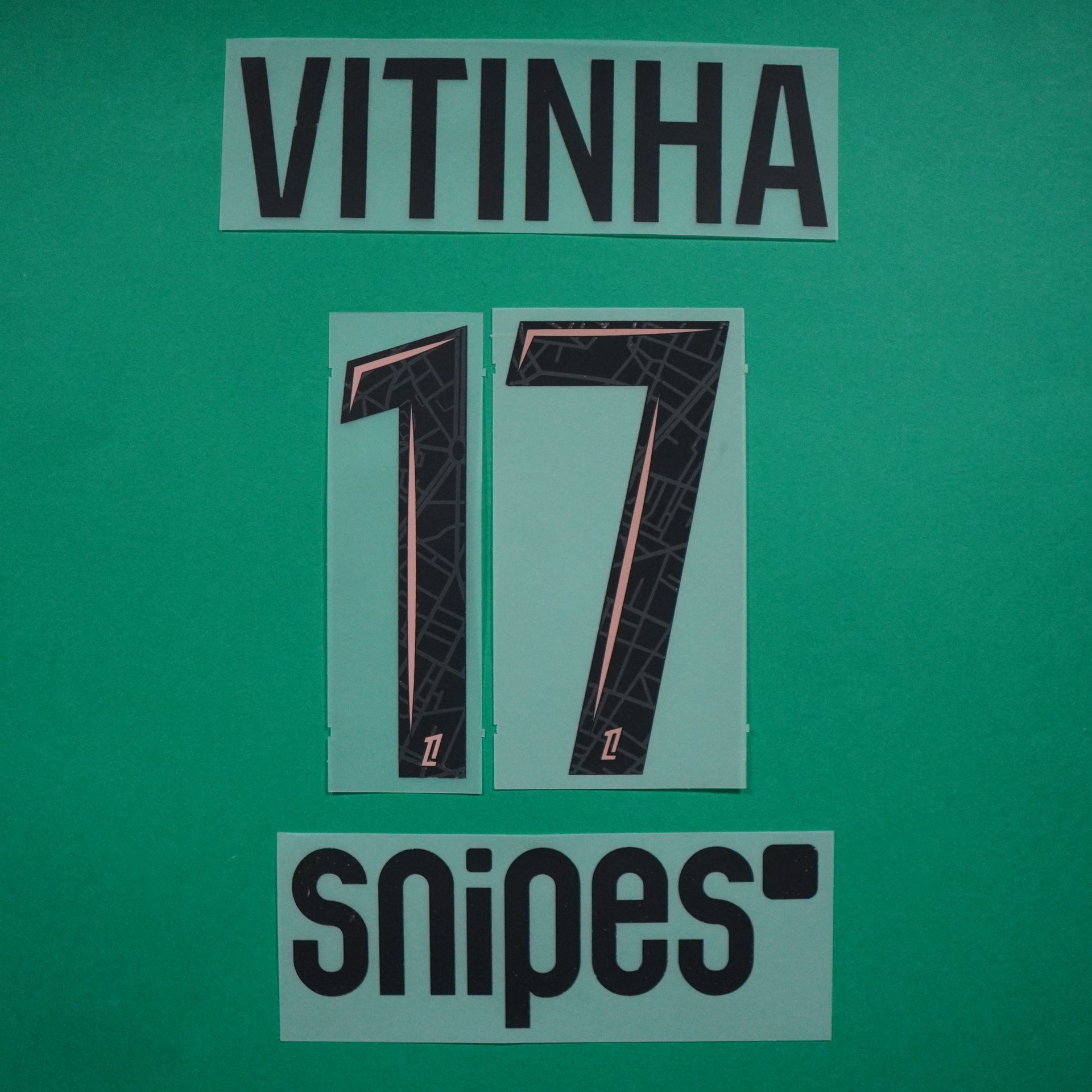 Kit Flocage PSG Vitinha #17 Domicile 2025-2026 - Lettrage Snipes - Neuf Sans Boîte