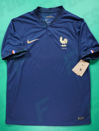 Maillot Officiel - France, 2022, Home Sans étoile, Boutique, (L), BNWT