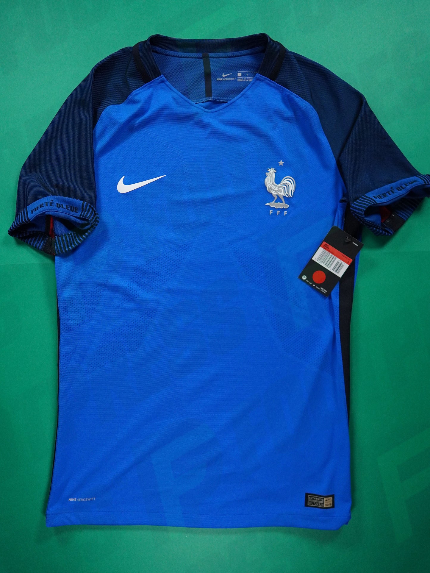 Maillot Officiel - France, 2016, Home, Stock Pro, BNWT, (L)