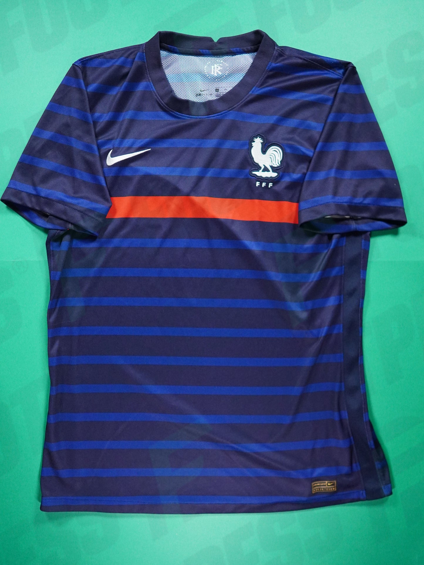 Maillot Officiel - France, 2020, Home Sans étoile, Stock Pro, (XL)
