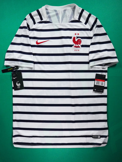 Maillot Officiel - France, 2018, 2 étoiles, Pré-Match, Boutique, BNWT, (L)