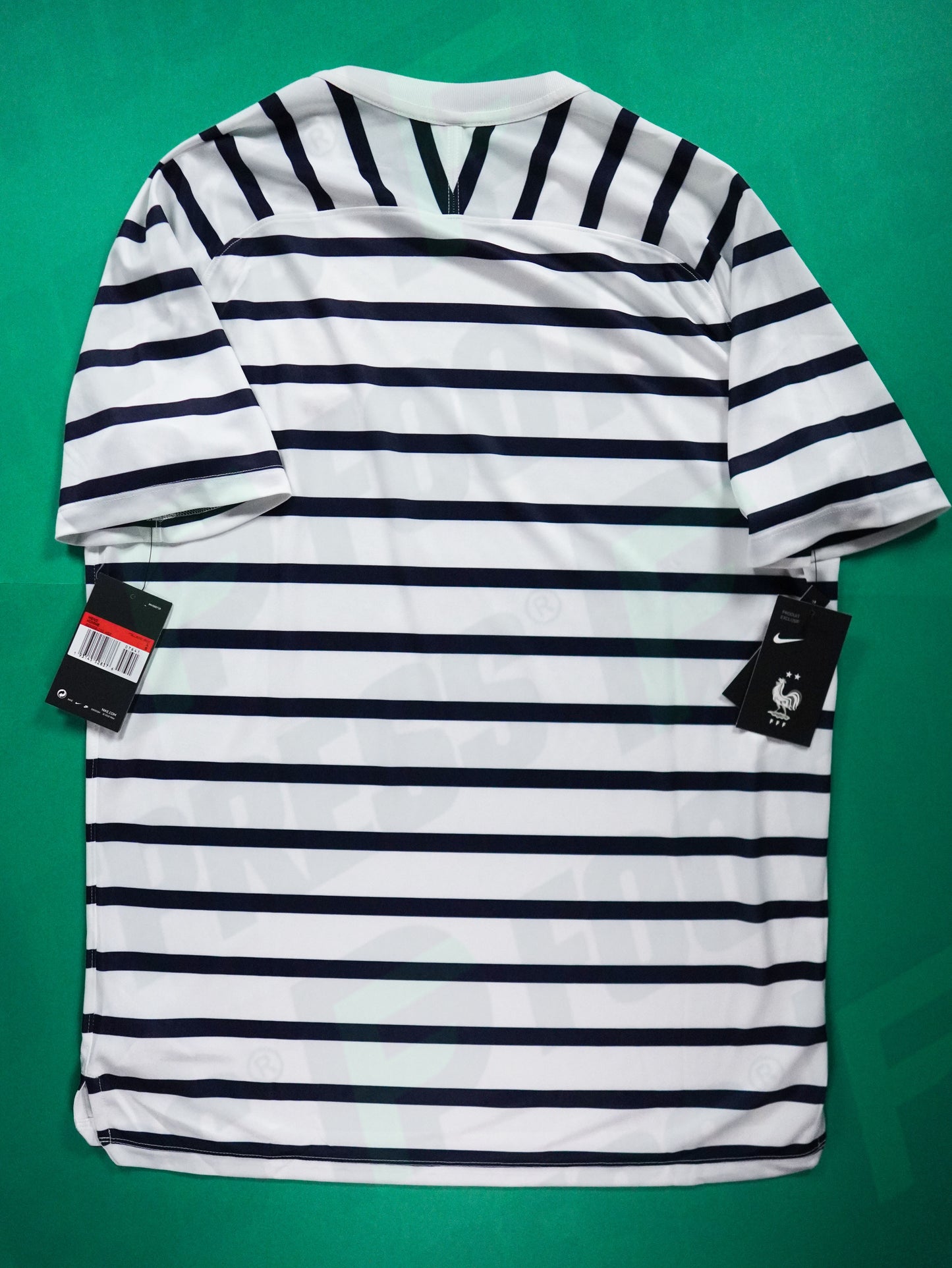 Maillot Officiel - France, 2018, 2 étoiles, Pré-Match, Boutique, BNWT, (L)