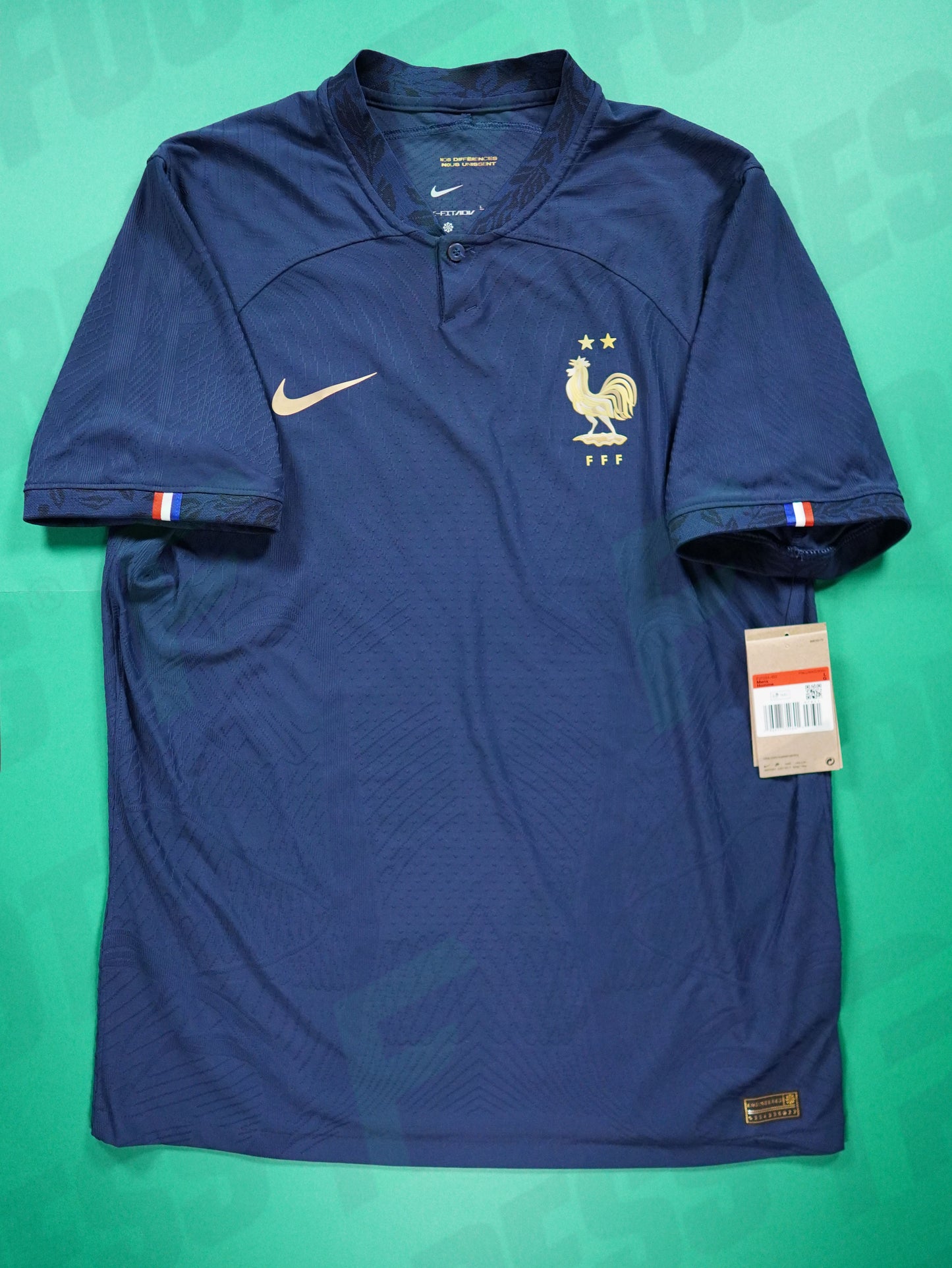 Maillot Officiel - France, 2022, Home, Player Boutique, (L), BNWT