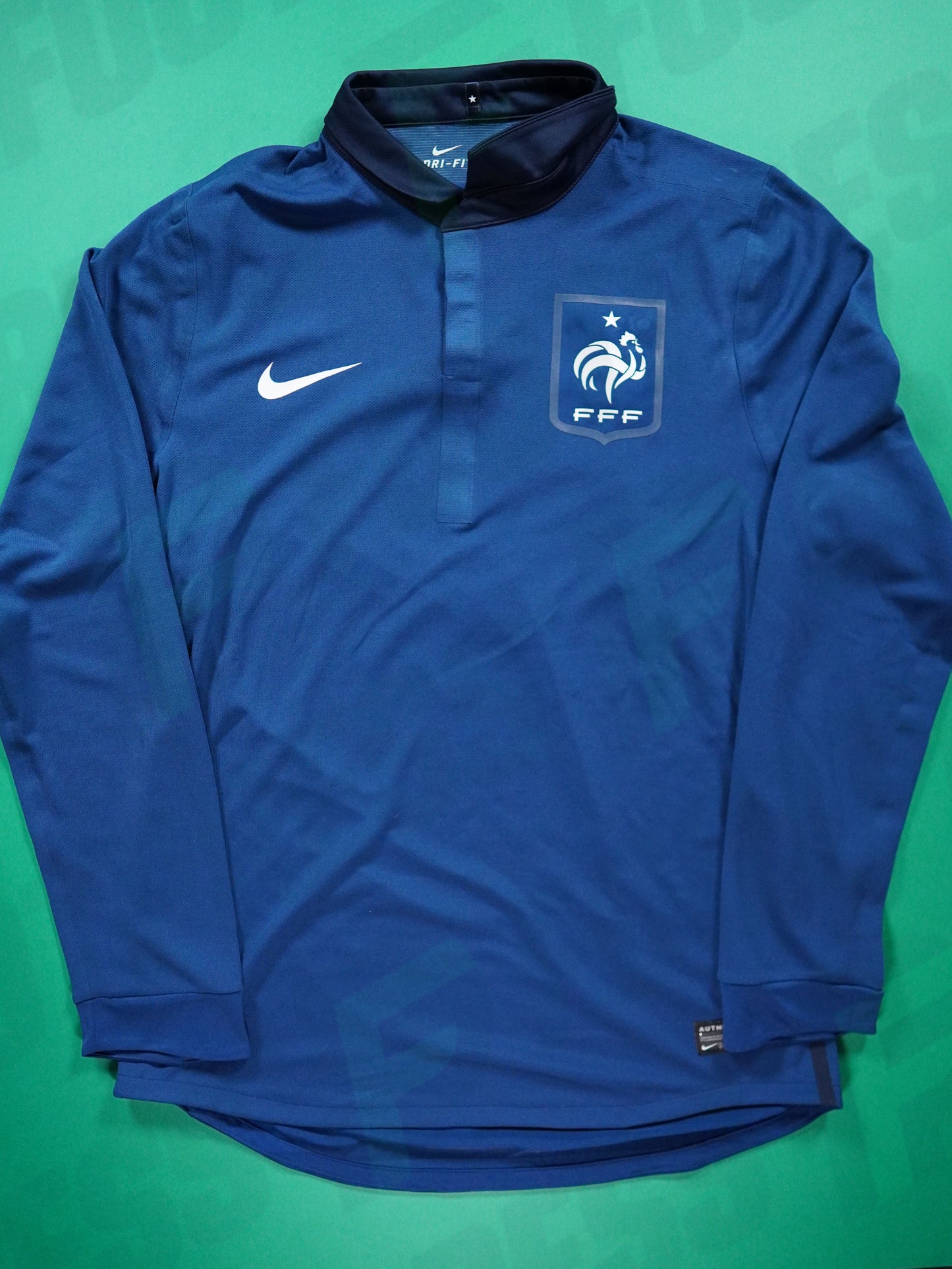 Maillot Officiel - France, 2011, Home, Stock Pro, (L), Manches Longues