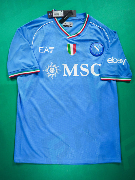 Maillot Officiel - Napoli SSC, 2023/2024, Home, Player Boutique, (XL), BNWT, Patch Scudetto