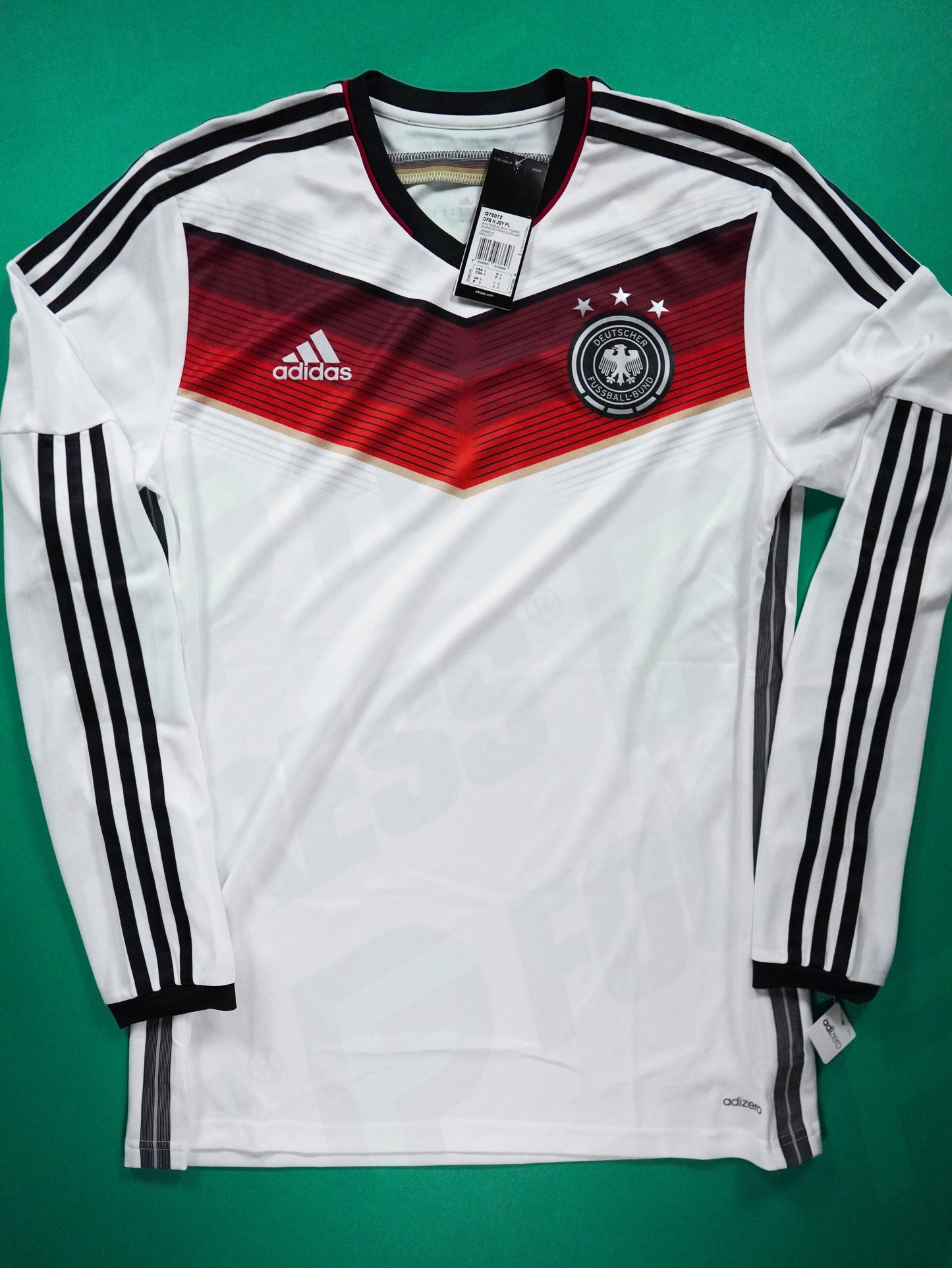 Maillot Officiel - Allemagne, 2014, Home, Stock Pro, 8 (Environ L), BNWT, Manches Longues