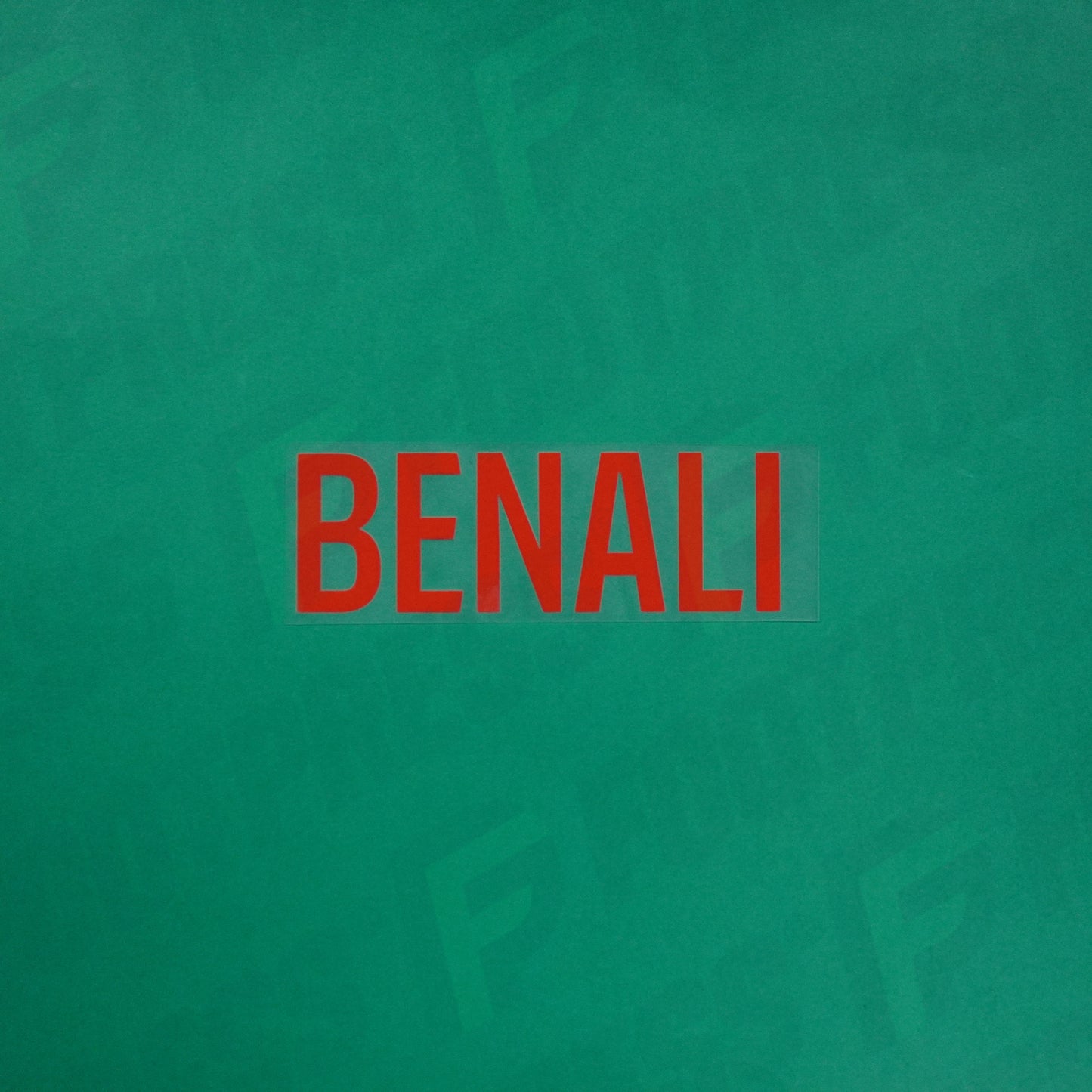 Flocage Officiel - Red Star FC, Benali, Ligue 2, Nom seul, Rouge