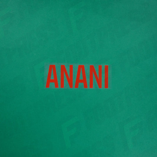 Flocage Officiel - Red Star FC, Anani, Ligue 2, Nom seul, Rouge