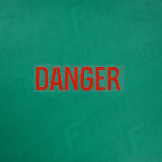 Flocage Officiel - Red Star FC, Danger, Ligue 2, Nom seul, Rouge