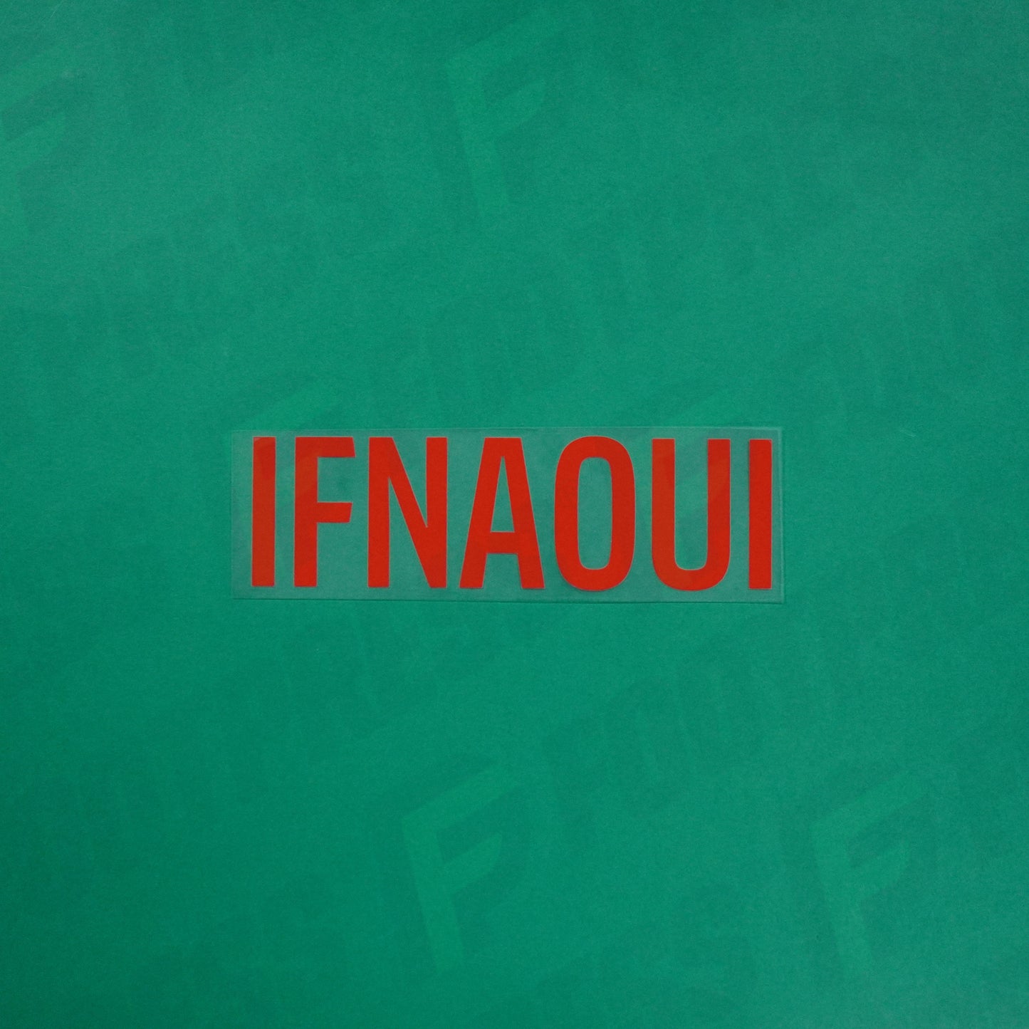 Flocage Officiel - Red Star FC, Ifnaoui, Ligue 2, Nom seul, Rouge