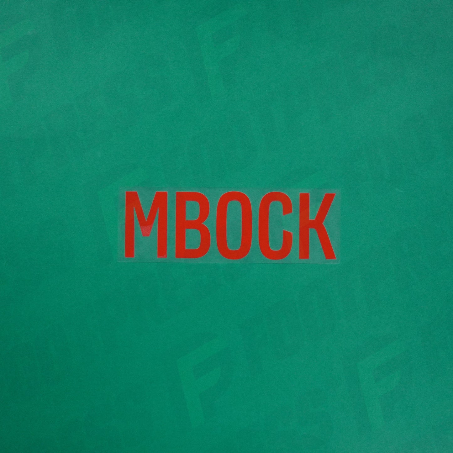 Flocage Officiel - Red Star FC, Mbock, Ligue 2, Nom seul, Rouge