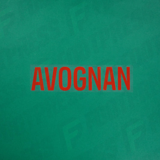 Flocage Officiel - Red Star FC, Avognan, Ligue 2, Nom seul, Rouge