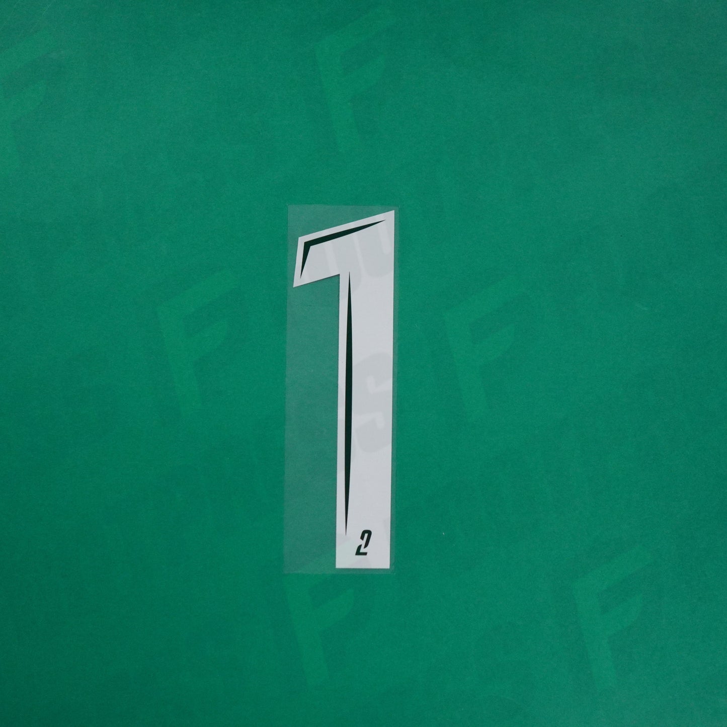 Flocage Officiel - Red Star FC, Grand Chiffre 1 Plein, Ligue 2, Away, Blanc