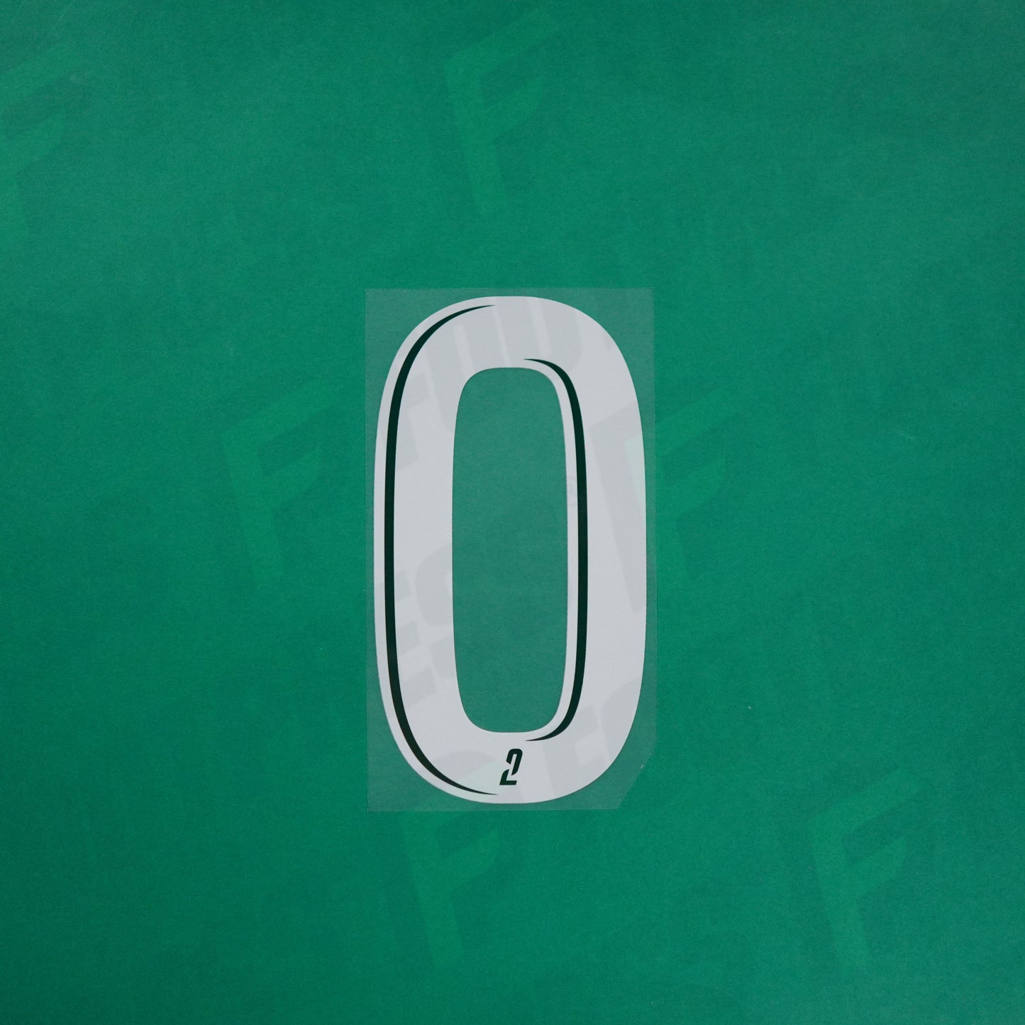 Flocage Officiel - Red Star FC, Grand Chiffre 0 Plein, Ligue 2, Away, Blanc