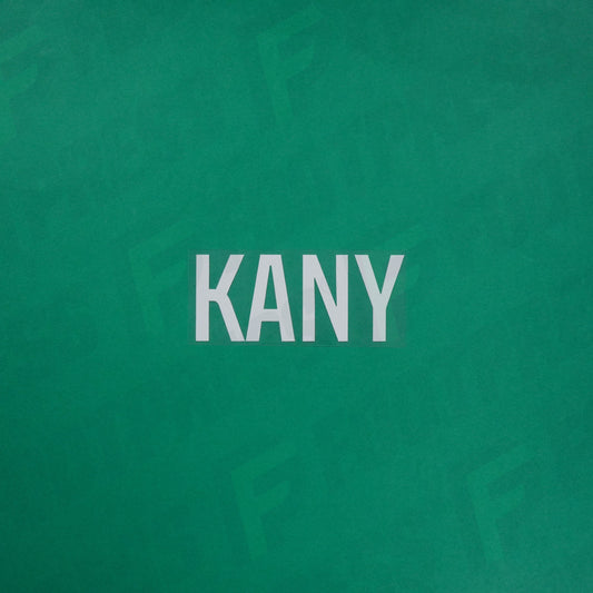 Flocage Officiel - Red Star FC, Kany, Ligue 2, Nom seul, Blanc