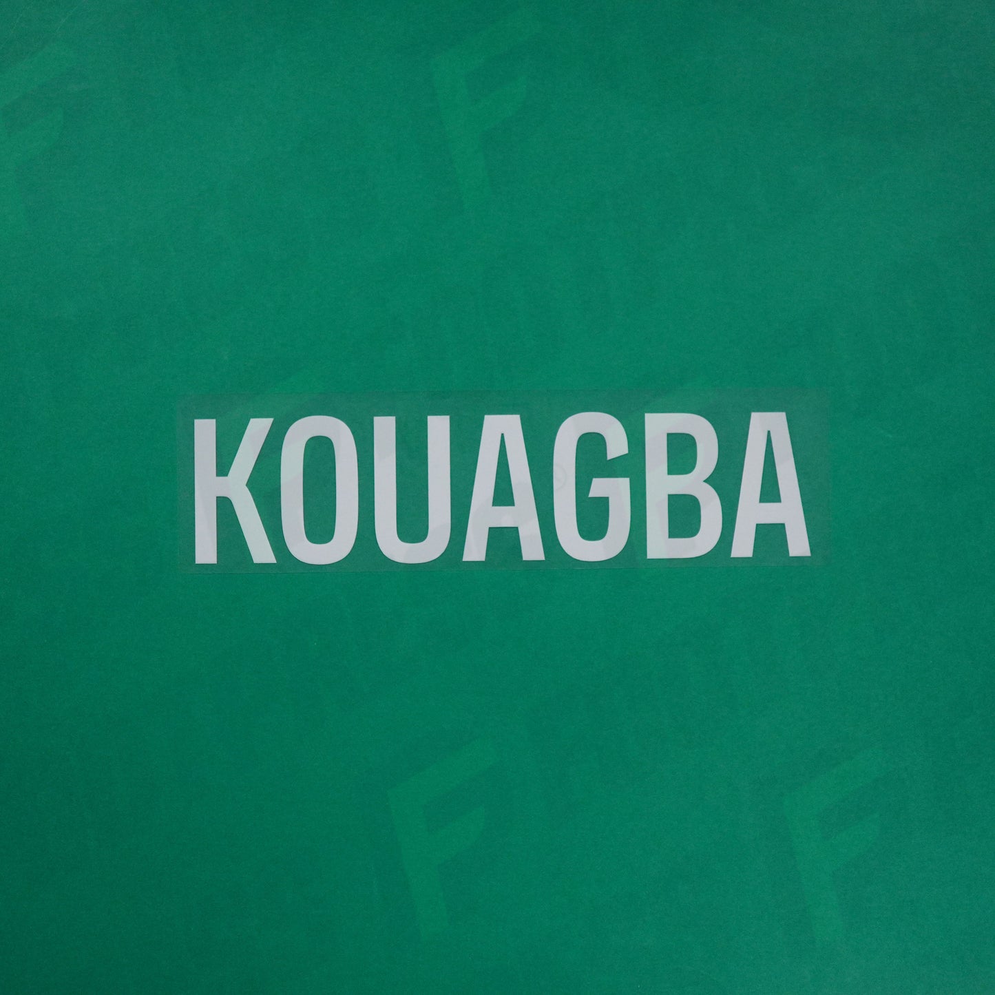 Flocage Officiel - Red Star FC, Kouagba, Ligue 2, Nom seul, Blanc