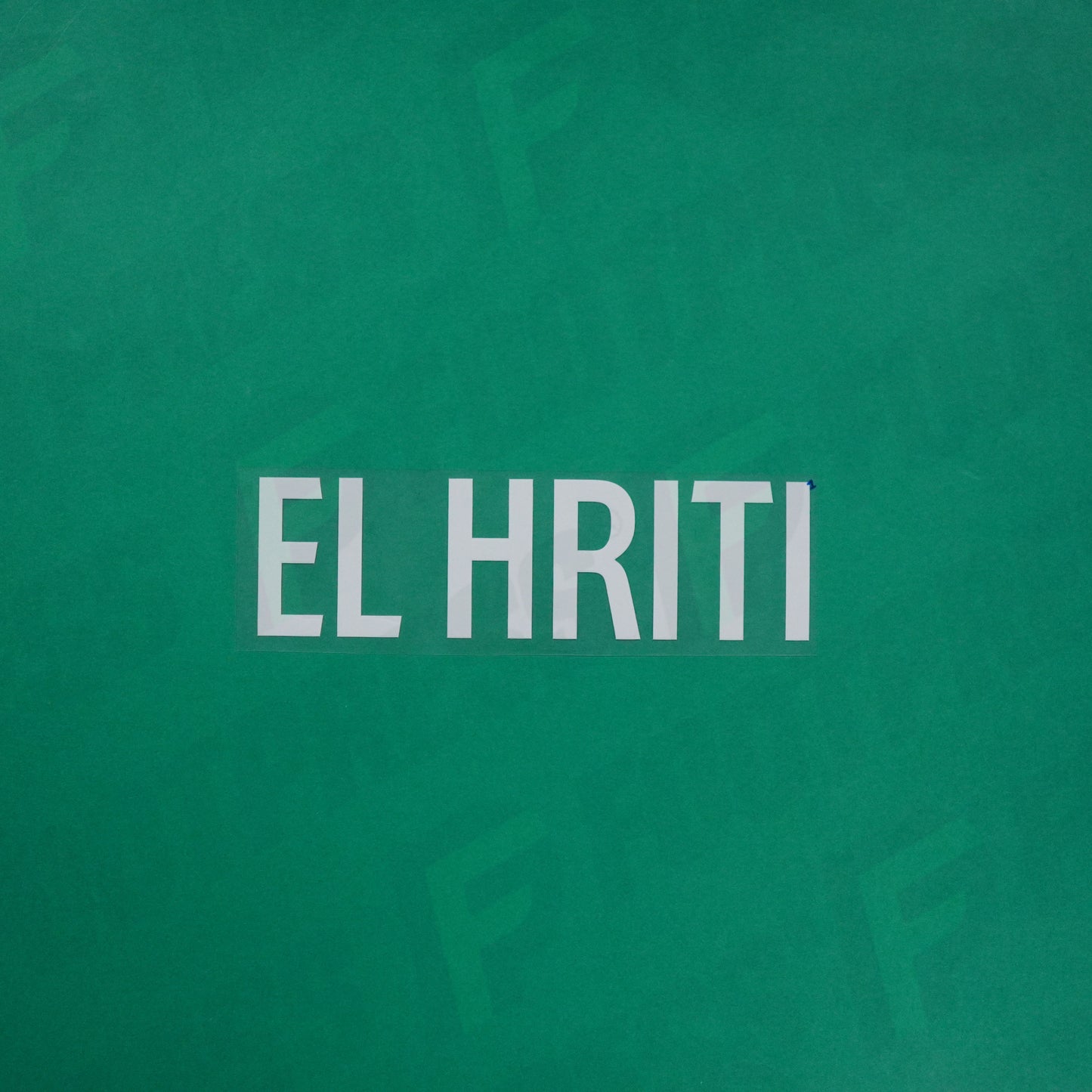 Flocage Officiel - Red Star FC, El Hriti, Ligue 2, Nom seul, Blanc