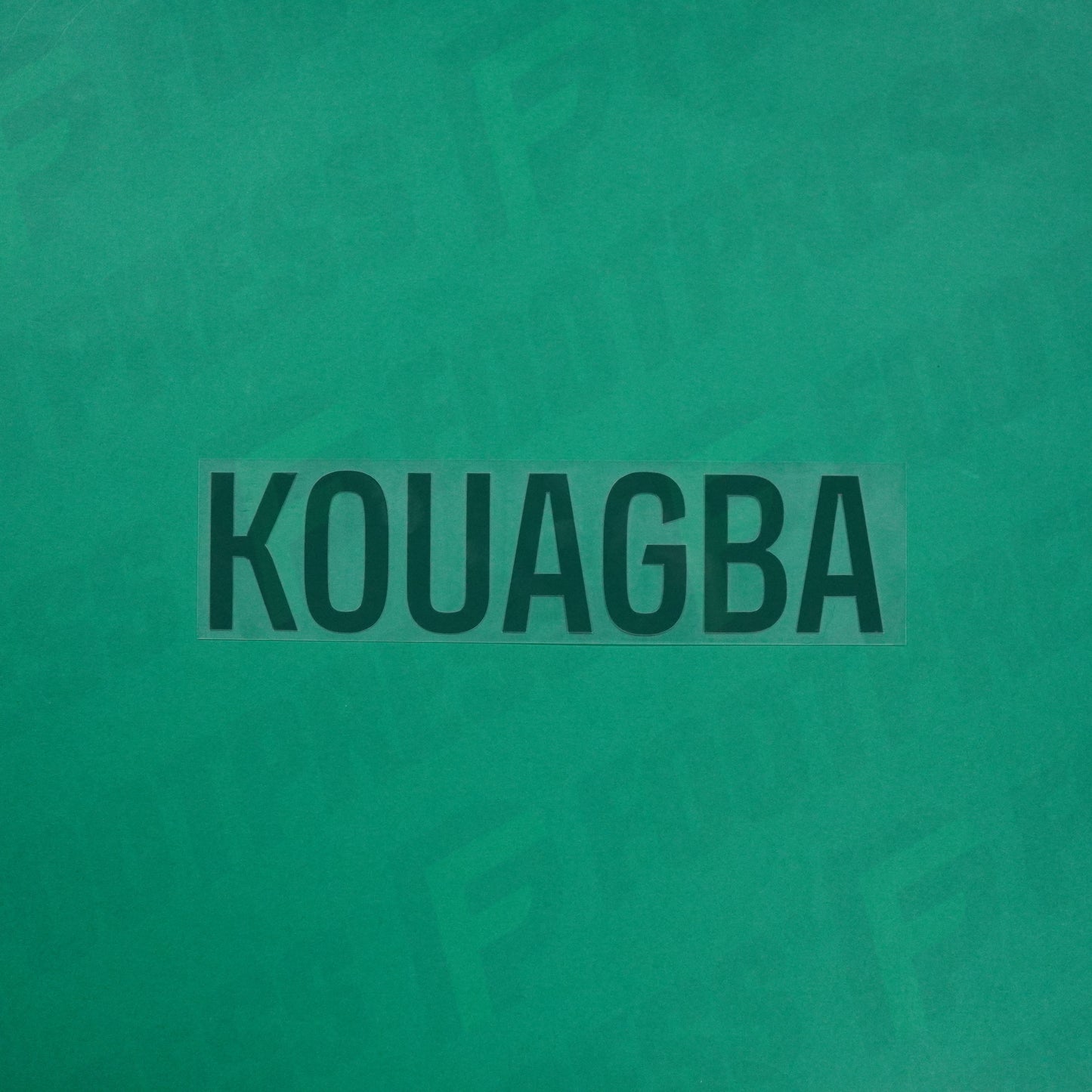 Flocage Officiel - Red Star FC, Kouagba, Ligue 2, Nom seul, Vert