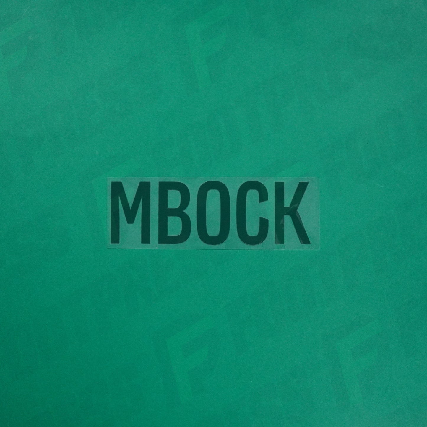 Flocage Officiel - Red Star FC, Mbock, Ligue 2, Nom seul, Vert