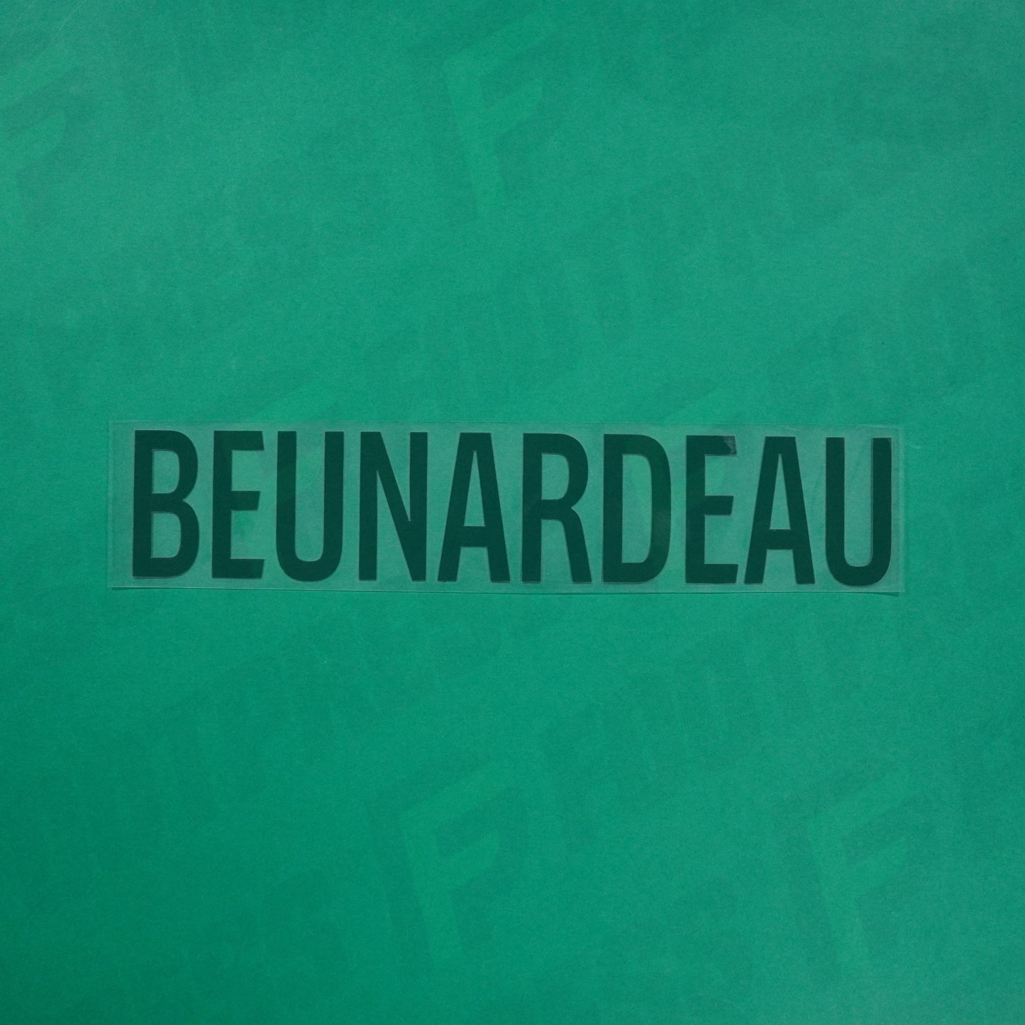 Flocage Officiel - Red Star FC, Beunardeau, Ligue 2, Nom seul, Vert