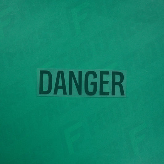 Flocage Officiel - Red Star FC, Danger, Ligue 2, Nom seul, Vert