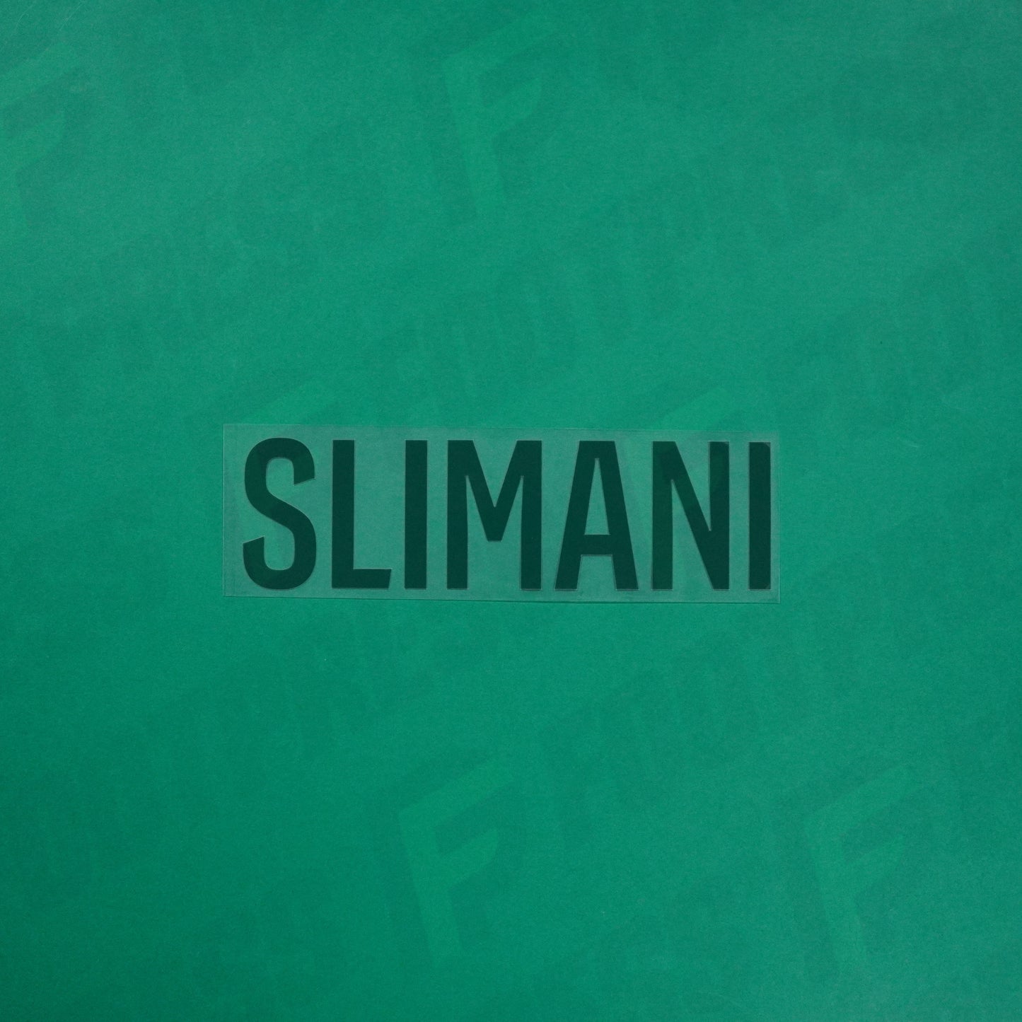 Flocage Officiel - Red Star FC, Slimani, Ligue 2, Nom seul, Vert