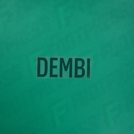 Flocage Officiel - Red Star FC, Dembi, Ligue 2, Nom seul, Vert