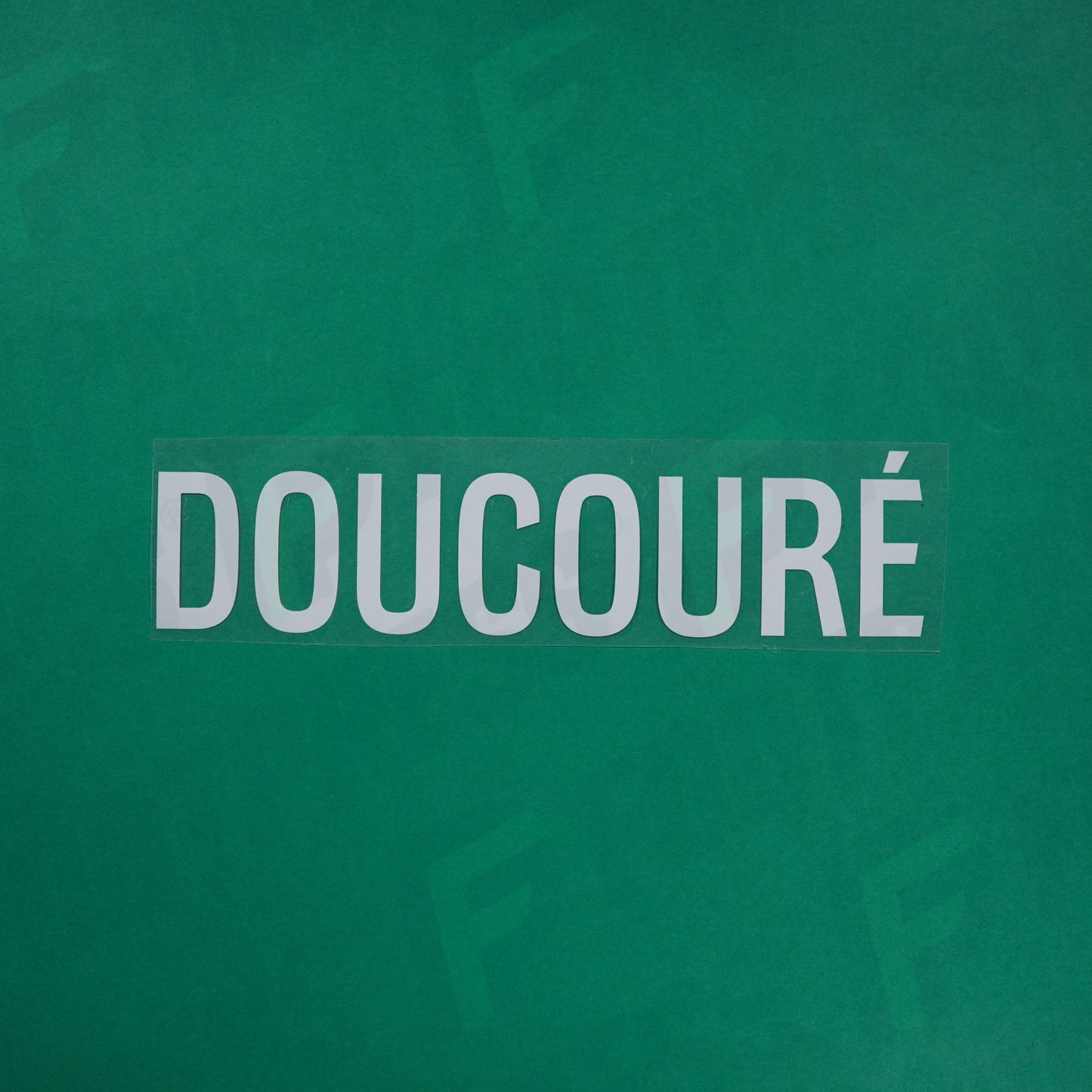 Flocage Officiel - Red Star FC, Doucouré, Ligue 2, Nom seul (Qualité basse), Blanc