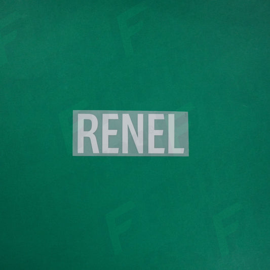 Flocage Officiel - Red Star FC, Renel, Ligue 2, Nom seul (Qualité supérieure), Blanc