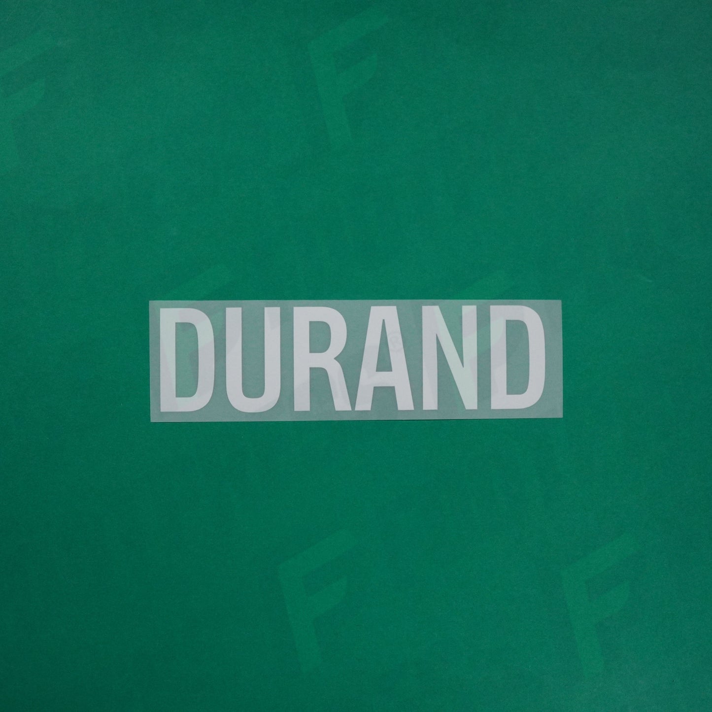 Flocage Officiel - Red Star FC, Durand, Ligue 2, Nom seul (Qualité supérieure), Blanc