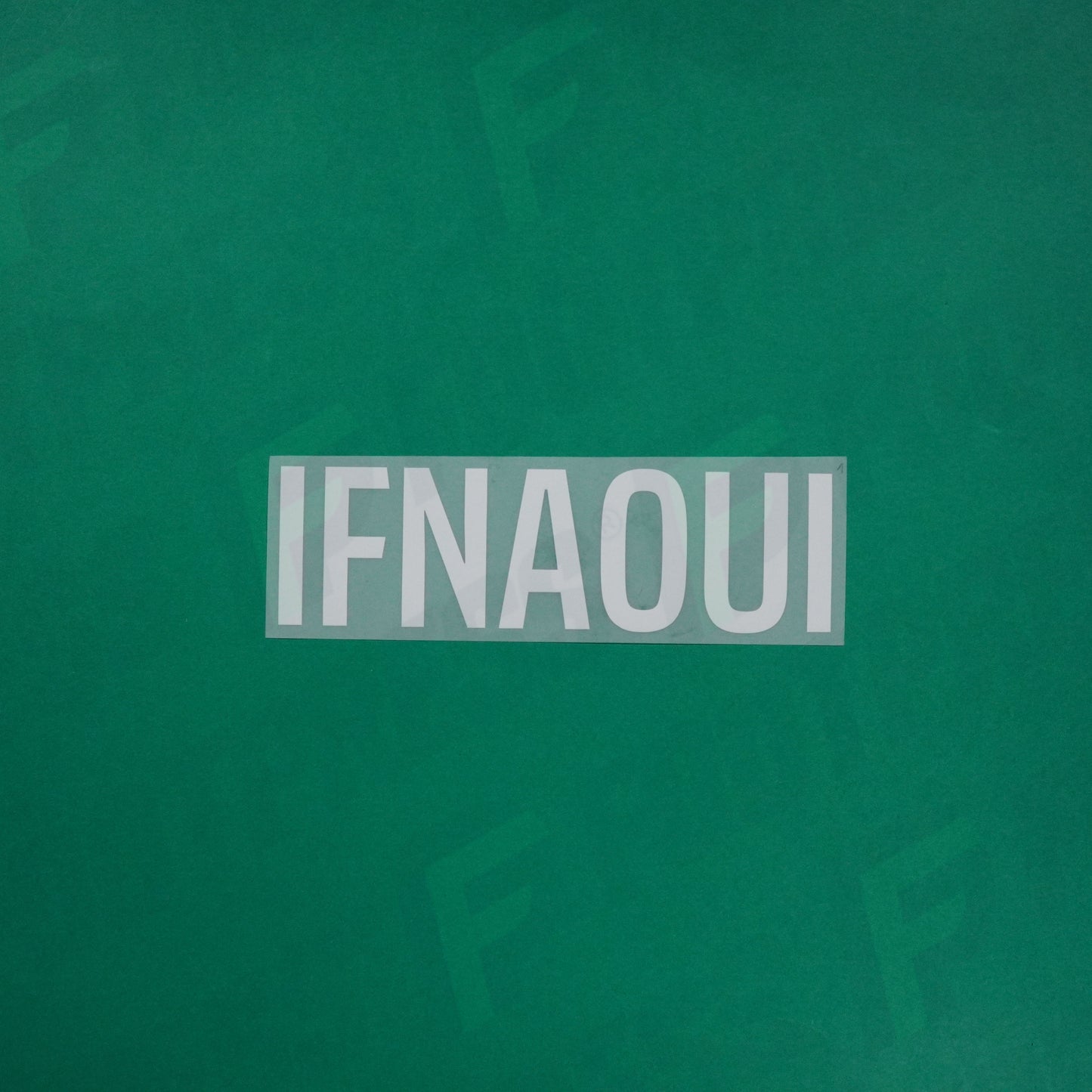 Flocage Officiel - Red Star FC, Ifnaoui, Ligue 2, Nom seul (Qualité supérieure), Blanc